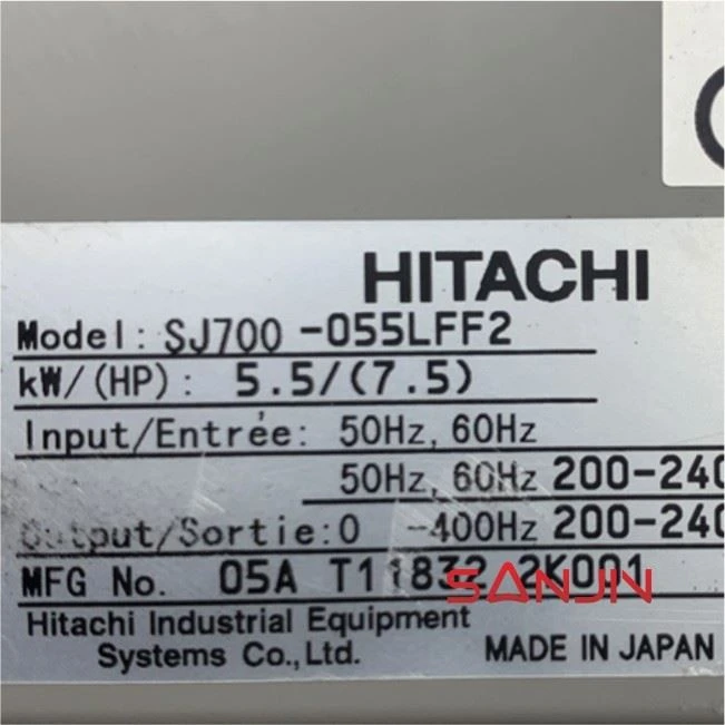 HITACHI elevator inverter SJ700 SJ700-055LFF2