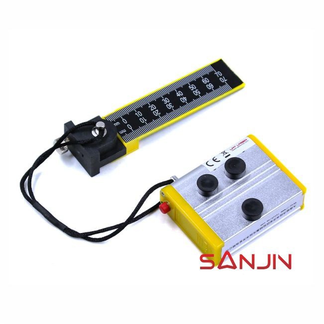 Elevator Laser guide rail alignment